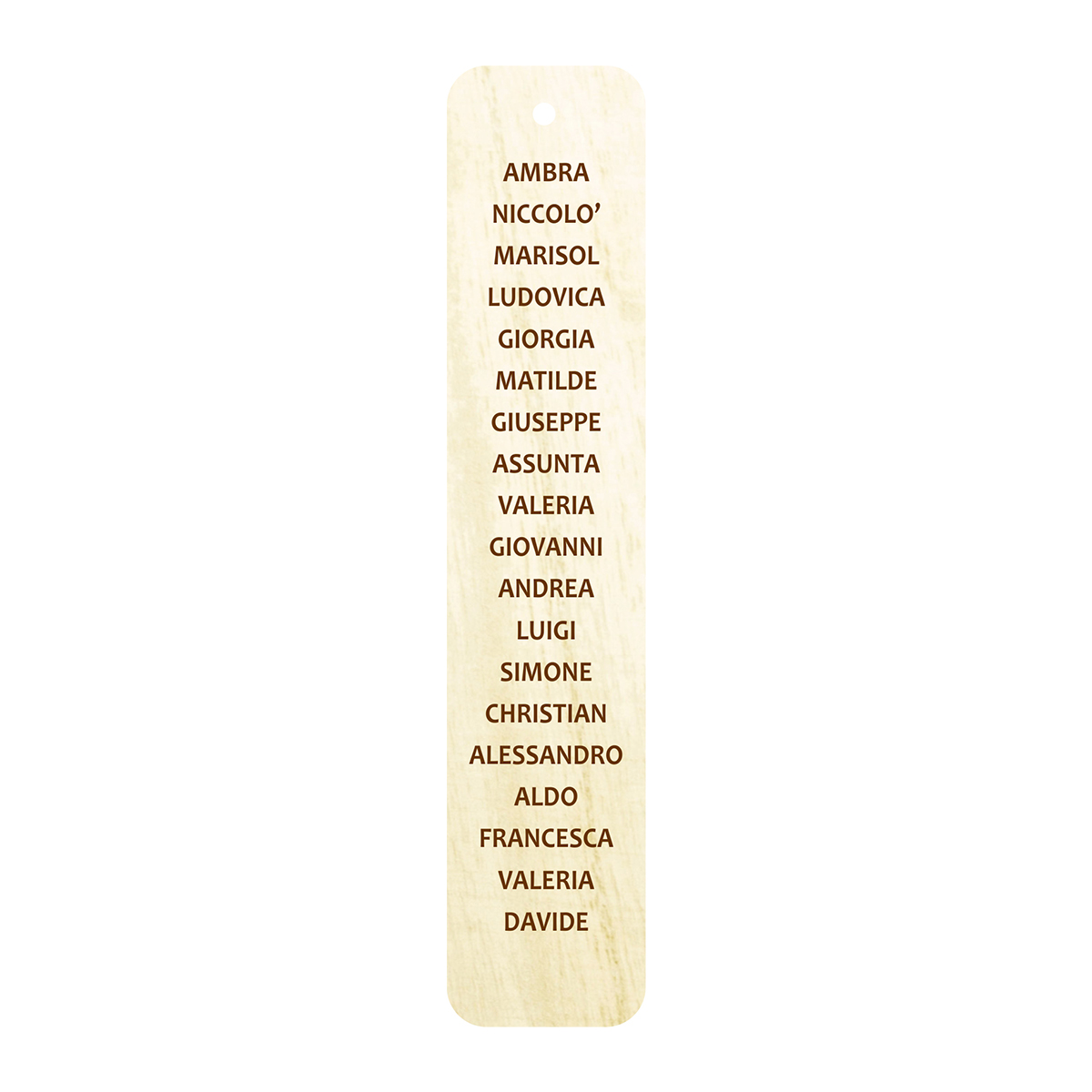 Segnalibro in legno personalizzabile - Maestre ed Alunni